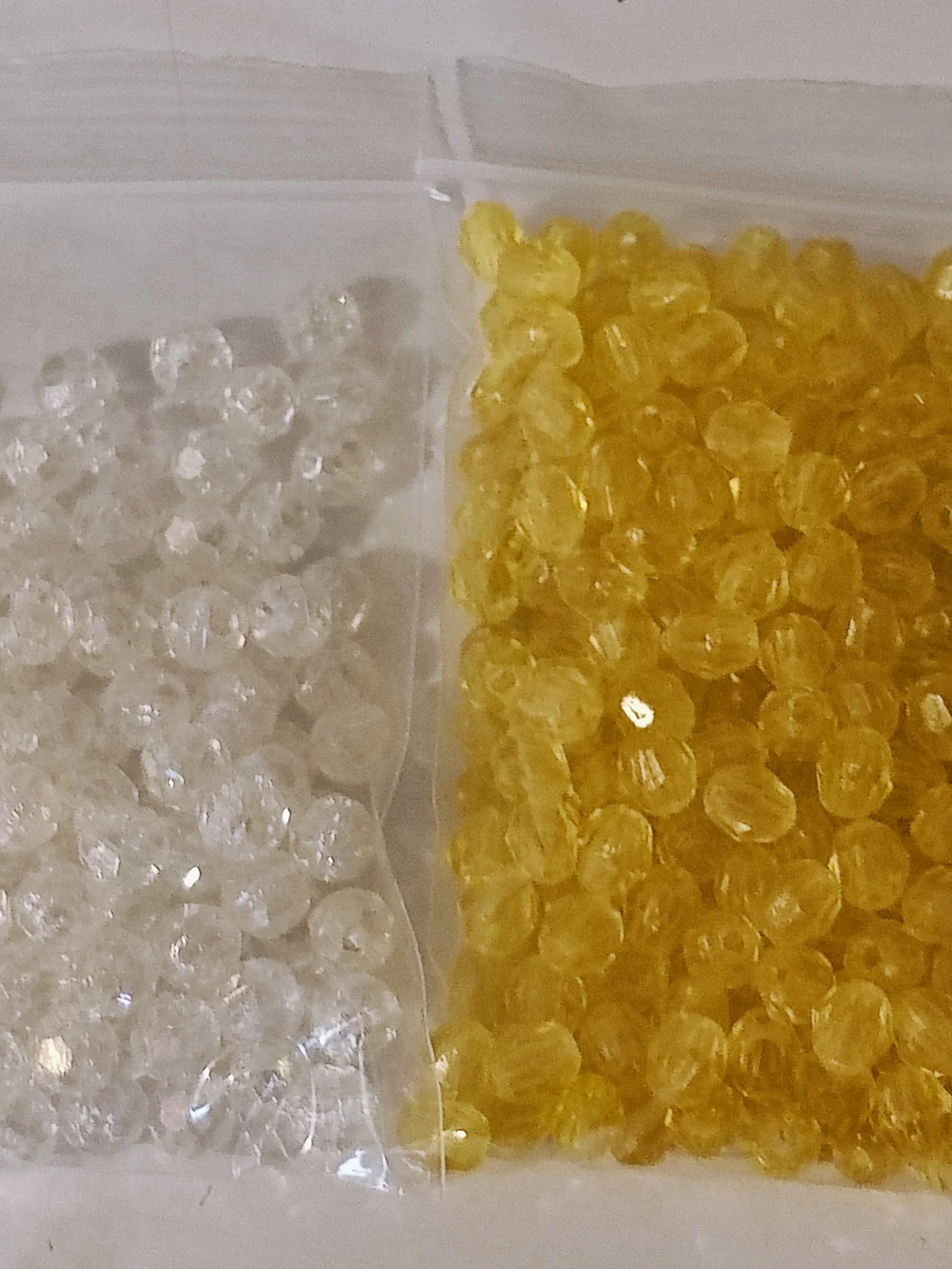 Mixed Faceted & Alphabet Beads- NWOT